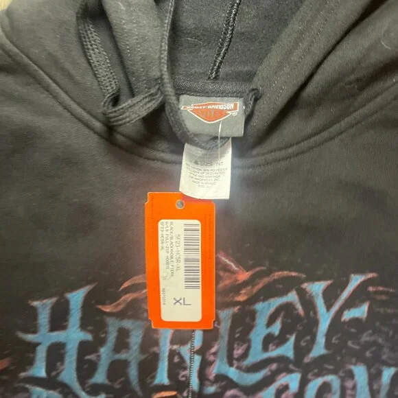 Harley-Davidson Zip Hoodie | Vintage Biker Style | Graphic Hoodie nwt - Picture 3 of 7